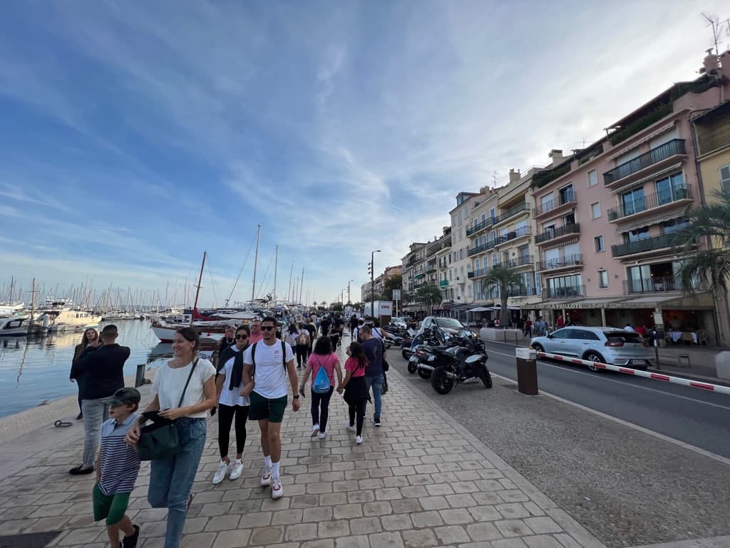 Havnepromenaden i Cannes