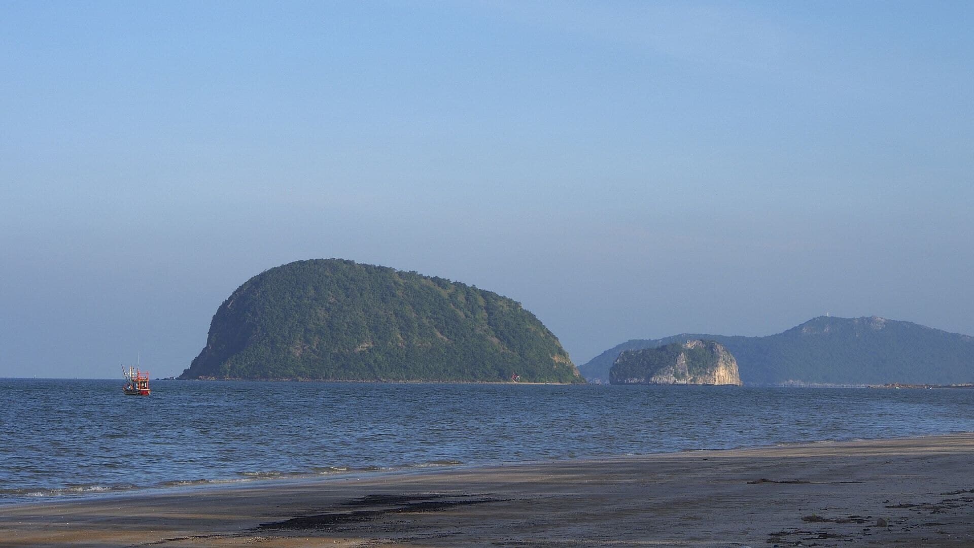 Kystlandskap sør for Hua Hin